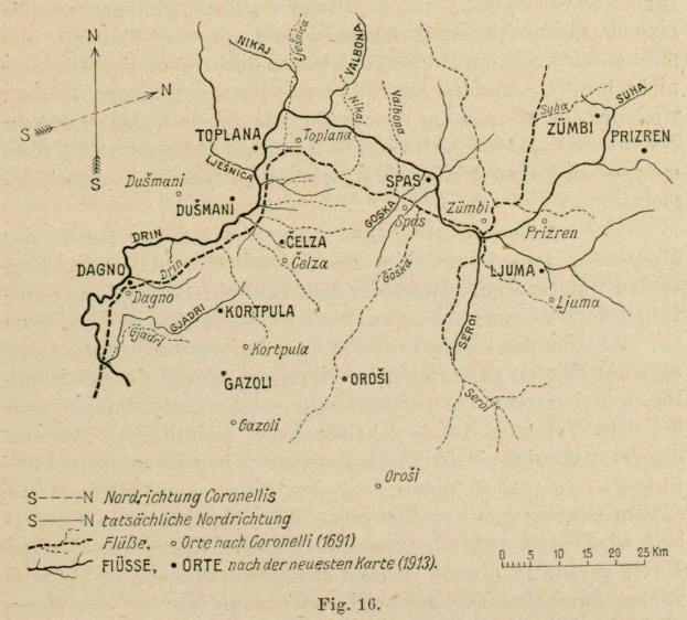 Eine Karte von Köln, Deutschland, die die Positionen der deutschen Armee mit Text und Zahlen anzeigt.