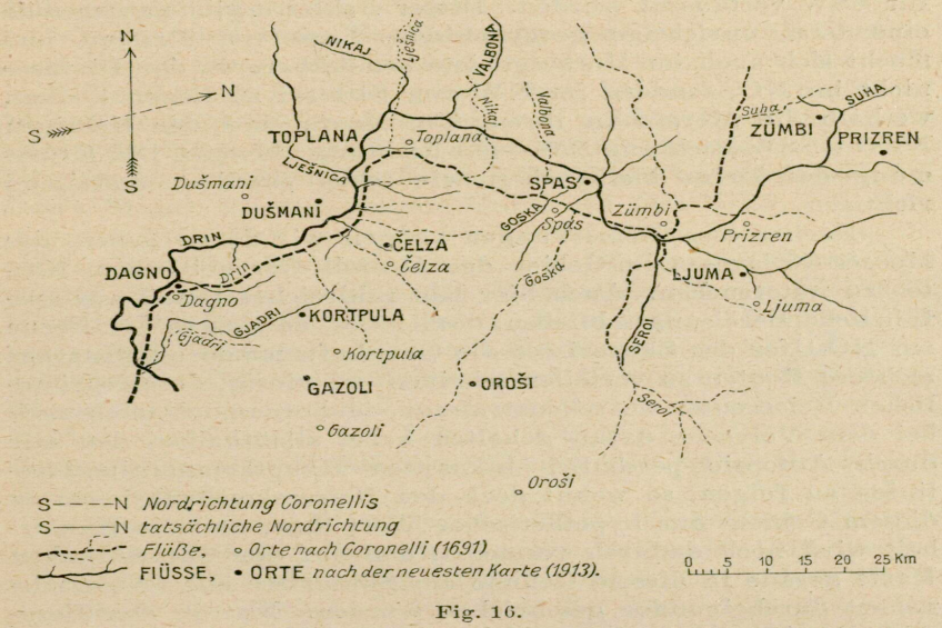 Eine Karte von Köln, Deutschland, die die Positionen der deutschen Armee mit Text und Zahlen anzeigt.