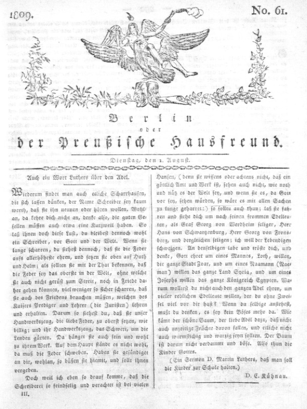 Titelblatt eines alten Buches mit der ersten Auflage der deutschen Verfassung, mit einer Zeichnung eines Adlers, Text und einer Abbildung einer Person, die die deutsche Regierung darstellt.